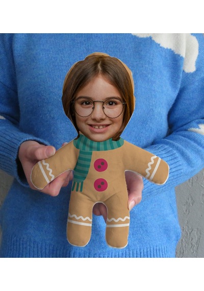 Bk Gift Kişiye Özel Fotoğraflı Kurabiye Adam Kostümlü Çocuk Bebek