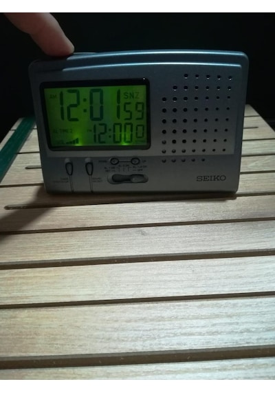 Seiko Qhl012s Alarmlı Dijital Masa Saati