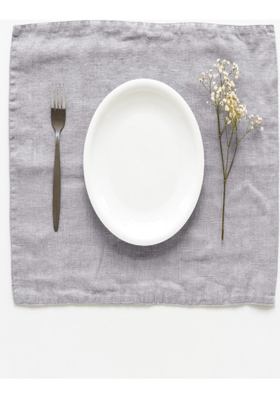 Açık Gri Amerikan Servis 2'li Set 35x45cm Gri