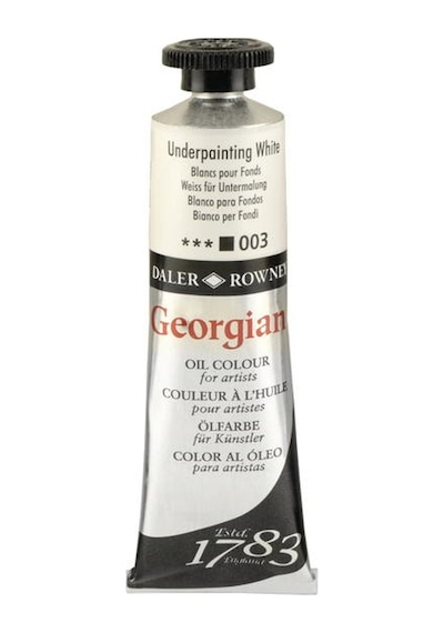 Daler Rowney Georgian Yağlı Boya 38 ML 003 Underpainting White