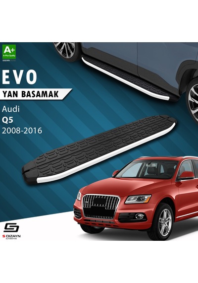 S-dizayn Audi Q5 Evo Aluminyum Yan Basamak 183 Cm 2008-2016