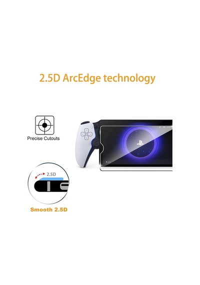 Sony Ps5 Playstation Portal/ps Portal İçin Kırılmaz Cam, 2 Adet 9h Sertlikte Çizilmeye Karşı Dayanıklı Kırılmaz Cam Folyo, Kabarcıksız Parmak İzi Bırakmaz Hd Ekran Koruyucu