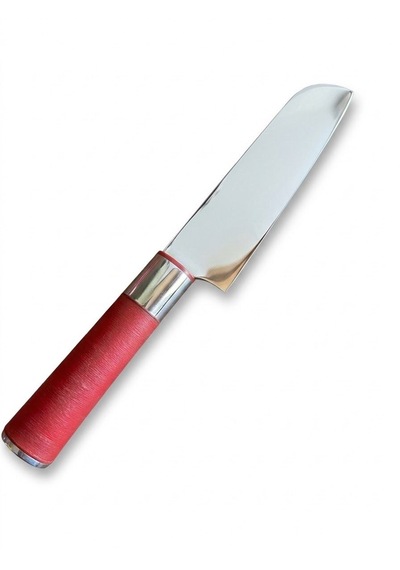 Lübeck Red Craft Ergonomik Kırmızı Sap Paslanmaz Çelik Keskin Ağız Profesyonel Sebze Ve Meyve Bıçağı