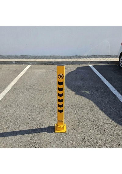 Kilitli Otopark Direği 75 Cm, Yatar Tip Park Bariyeri-4012