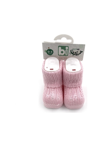 Bibaby Bambu Jakarlı Bebe Çorap 68113 Pembe
