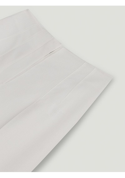 Nocturne Kadın Duble Paça Pantolon N26kn3455 Beyaz