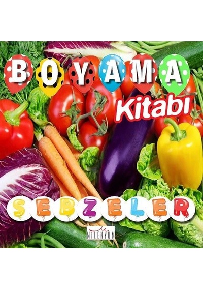 Boyama Kitabı Sebzeler- Milenyum
