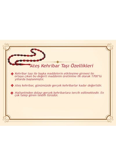 925 Ayar Gümüş Püsküllü Gümüş Minare Nakkaş İmameli Süzme Bala-siyah Ateş Kehribar Tesbih Sarı - Siyah