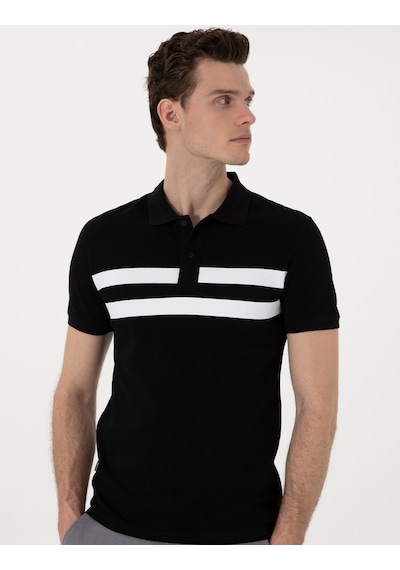 Pierre Cardin Erkek Siyah Tişört 50310154-vr046 Siyah