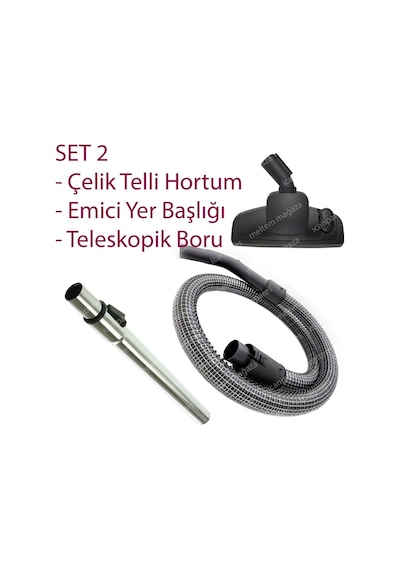 Vestel Uyumlu Eco Max 1805 Süpürge Hortumu Emici Başlığı Borusu