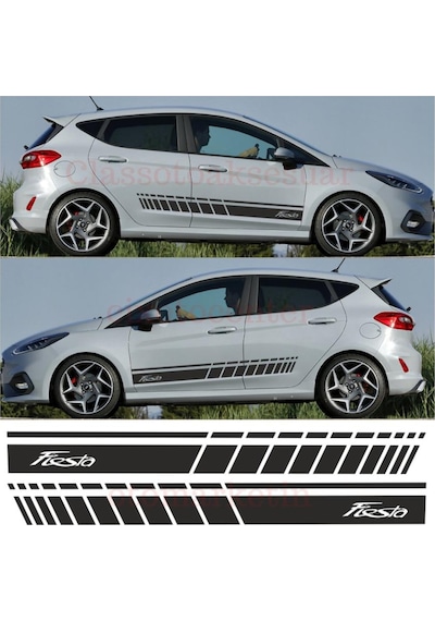 Ford Fiesta Yan Şerit Oto Sticker