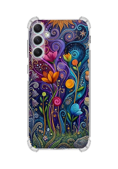 Printify Samsung Galaxy A34 İle Uyumlu Düşlerin Dansı Serisi Rüyalar Ötesi Tasarımlı Uv Baskılı Köşe Korumalı Antişok Kılıf Şeffaf