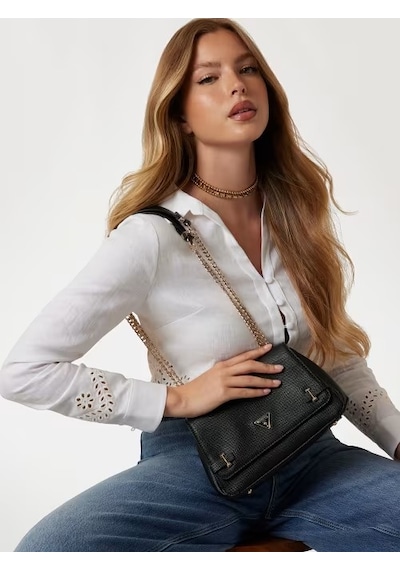 Guess Rosalba Kadın Omuz Çantası Hwzg9657210 Siyah