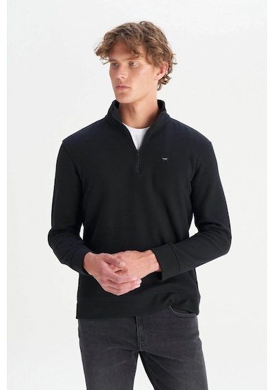 Wrangler Regular Fit Siyah Erkek Sweatshirt W2520532001 Siyah