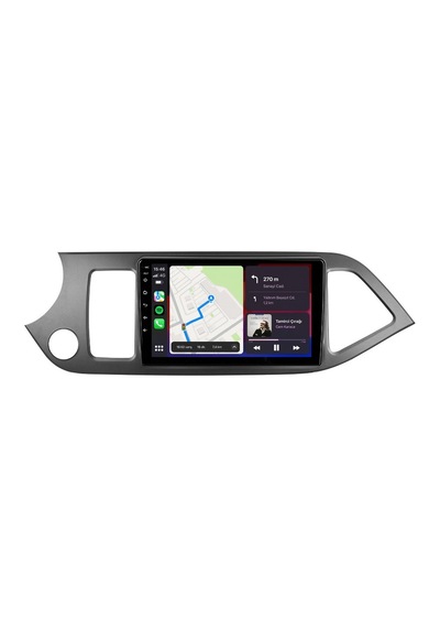 Kia Picanto Android Multimedya 2011-2016 Carplay Android Auto Navigasyon Kameralı 4gb Ram 32gb 9"