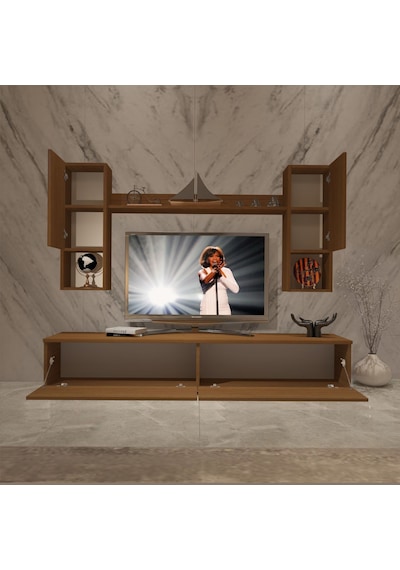 Decoraktiv Eko 5da Slm Std Tv Ünitesi Tv Sehpası Ceviz