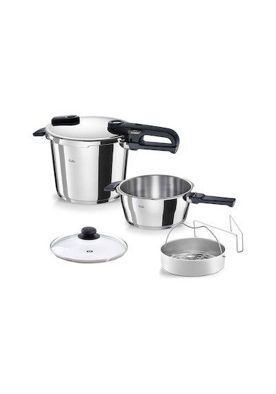 Fissler Vitaquick Edition Düdüklü Tencere 6+3,5 Litre Gümüş