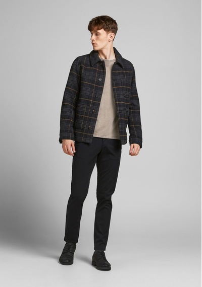 Jack & Jones Soluk Efektli Kazak-leo 12174001 Crockery Krem