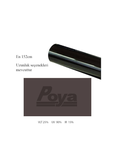 Siyah Cam Filmi 152Cm X 10M - Black %25