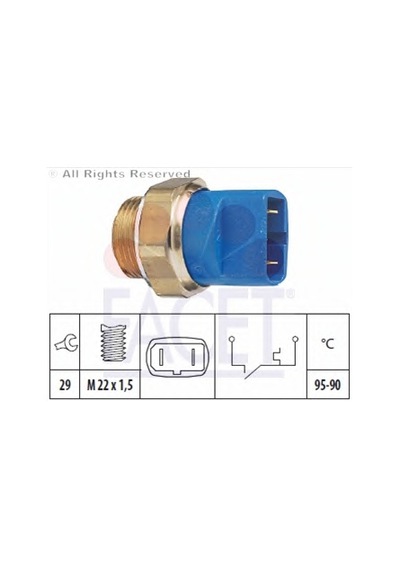 Vw Fan Müşürü İki Fişli 95°C - 90°C 811959481 893959481 Facet