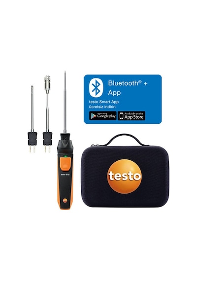 Testo 915i Set Termometre | K Tipi Problu ve Akıllı Ölçüm Cihazı