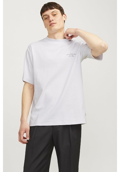 Jack & Jones Jprblachad Brandıng Ss Crew Neck Tee Sn P.beyaz Renkli