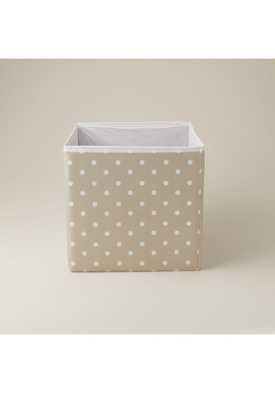 Living Organizer Kutu - Bej - 30x30x30 Cm Çok Renkli