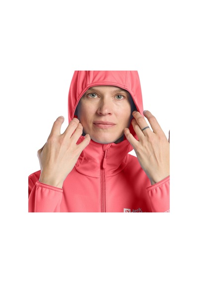Jack Wolfskın Jack Wolfskin Feldberg Hoody Kadın Softshell J0141 Çok Renkli