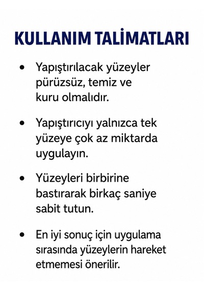 Evobond 502 Süper Yapıştırıcı Hızlı Kuruyan Cyanoacrylate Güçlü Yapıştırıcı