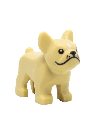 Orjinal Aksesuar Custom Moc Minifigür Minifigure Hayvan Animal French Bulldog Köpek