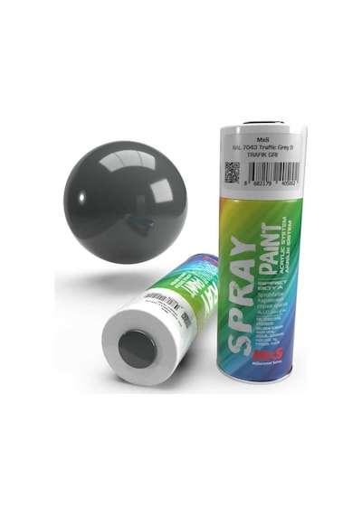 Mxs - Ral 7043 - Trafik Gri - Sprey Boya 400 ML