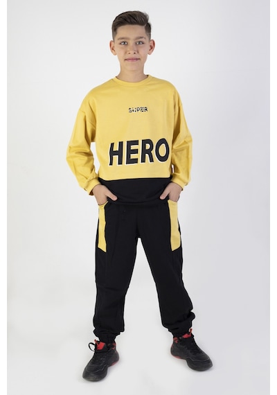 Harika Kids Erkek Çocuk Hero Baskılı Örme Basic Eşofman Takımı 001