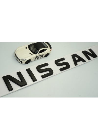 Dk Nissan Bagaj 3m 3d Mat Siyah Abs Yazı Logo Amblem 29x4 Cm