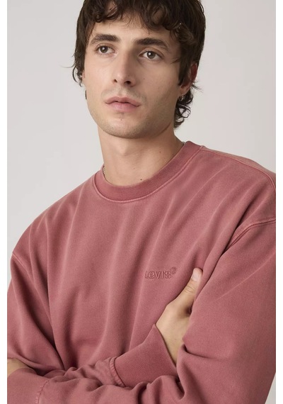 Levi's Relaxed Fit Kesimli Authentic Bisiklet Yaka Sweatshirt-a9244-0041 Kırmızı