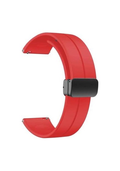 Samsung Galaxy Watch Active 2 40mm Krd-84 20mm Silikon Kordon - Kırmızı