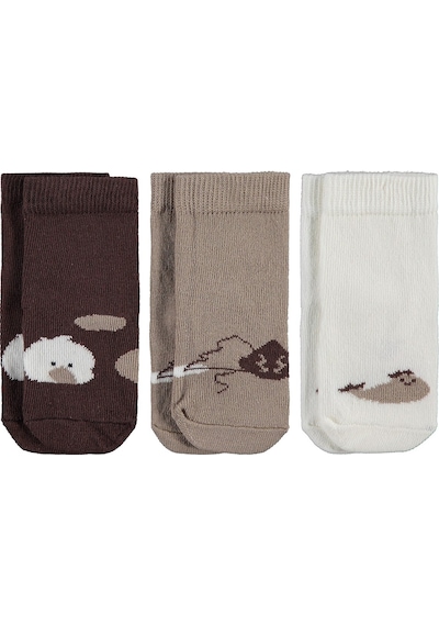 Civil Baby Karikatür Desen 3'lü 6- Bebek Erkek Çorap Set - Standart 6 Ay Standart