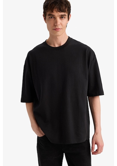 Defacto Nefes Alabilen Loose Fit Tişört F8674ax26spbk81 Siyah-bk81