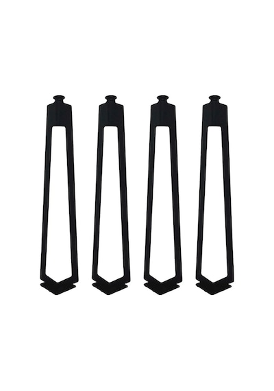 4'lü Dekoratif Metal Firkete Sehpa Ayağı (52 cm Yükseklik)