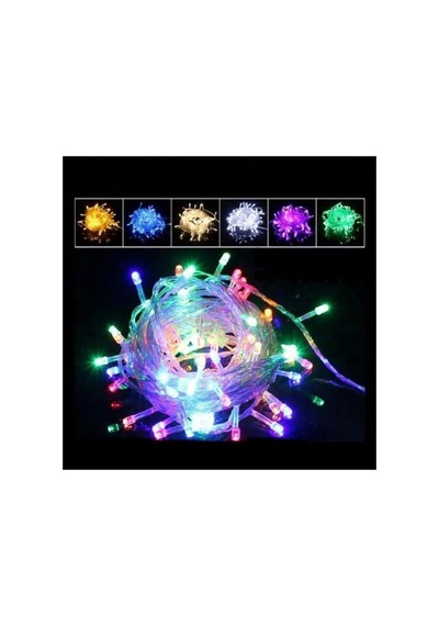 100 Ledli Yılbaşı Led Işık Süs 10 Metre Parti Led Işıkları Fişli Günışığı