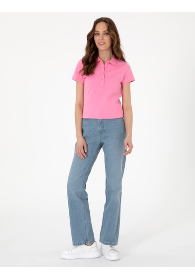 Pierre Cardin Kadın Pembe Tişört 50305776-vr041 Pembe