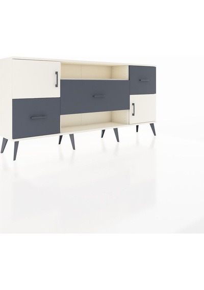 Arges Konsol 2 Raflı 3 Çekmeceli 2 Kapaklı 176x30x83 Aytaşı-aytaşı/antrasit Aytaşı/antrasit Arges Konsol 2 Raflı 3 Çekmeceli 2 Kapaklı 176x30x83 Aytaşı-aytaşı/antrasit Aytaşı/antrasit