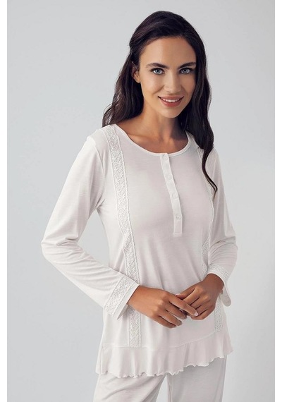 Artış 15216 Düğmeli Pijama Takımı 001