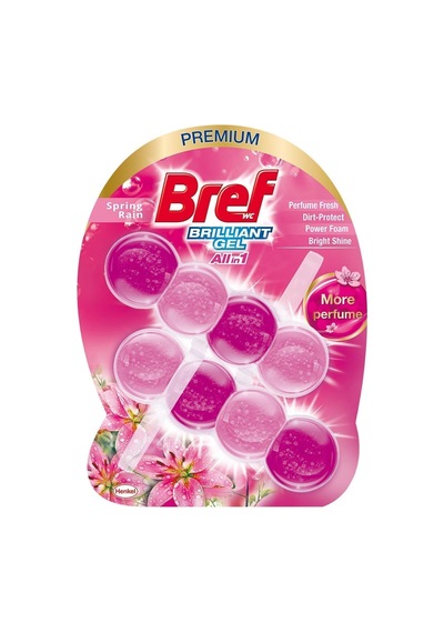 Premium Brilliant Gel Spring Rain Klozet Bloğu 2'li