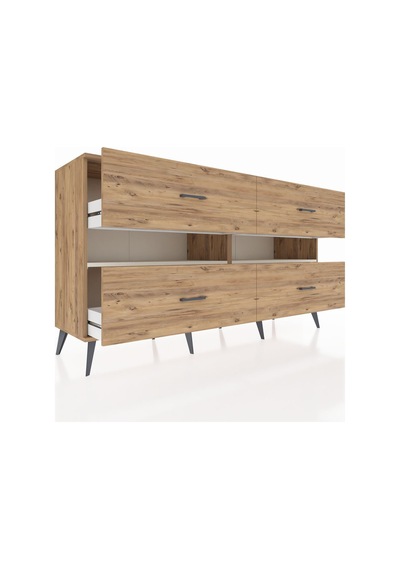 Hyperion Konsol 2 Raflı 4 Çekmeceli 176x44x99 Çam-aytaşı/çam Atlas Çam/aytası - Atlas Çam Hyperion Konsol 2 Raflı 4 Çekmeceli 176x44x99 Çam-aytaşı/çam Atlas Çam/aytası - Atlas Çam