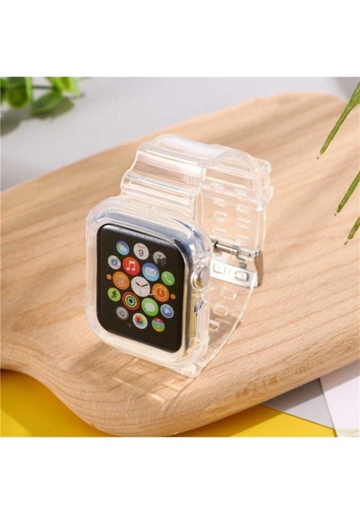 Apple Watch 40mm Uyumlu Krd-27 Silikon Kordon Siyah