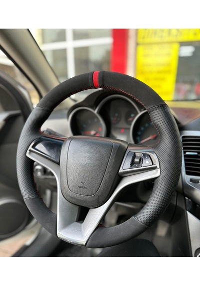 Chevrolet Cruze Araca Özel Direksiyon Kılıfı Siyah