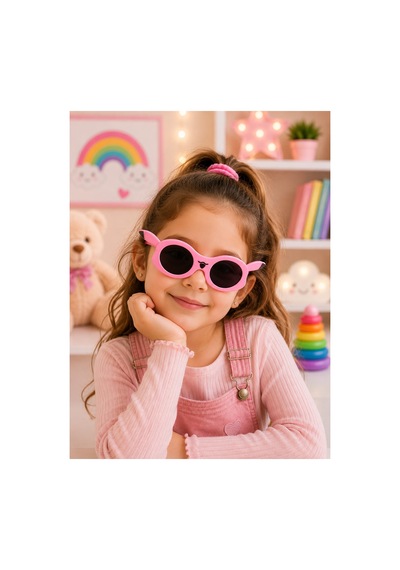 Pikachuu Çoçuk Güneş Gözlüğü Pembe - 913151106 Çok Renkli
