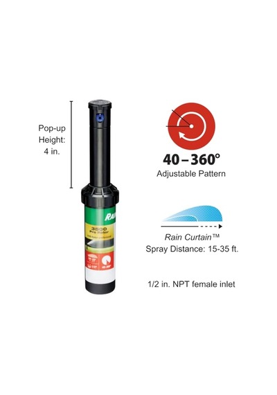 Cp3504pc Pro Rotor, Yağmur Perdesi Nozul Seti, 40 - 360 Desen, 15' - 35' Püskürtme Mesafesi