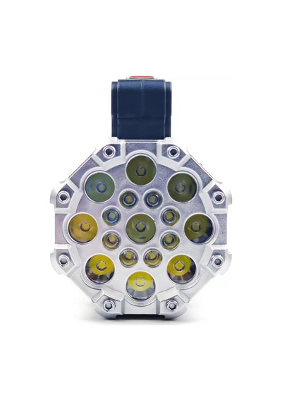 Rc3030 Şarjlı Led El Feneri 17 Xpg + Cob, 200 Metre Menzil, Usb Şarjlı, 5 Modlu, Pil Göstergeli