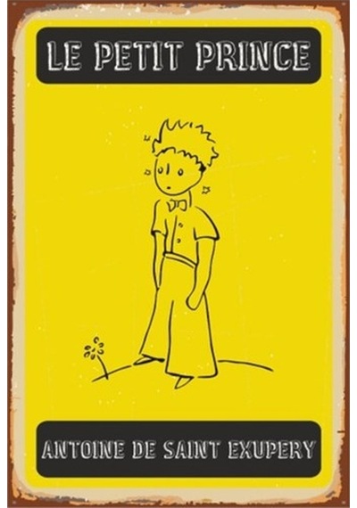 Le Petit Prince Küçük Prens Retro Vintage Ahşap Poster